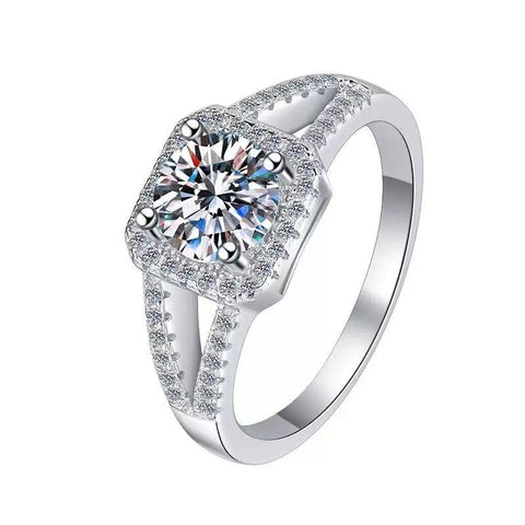 Moissanit Ring Glamour