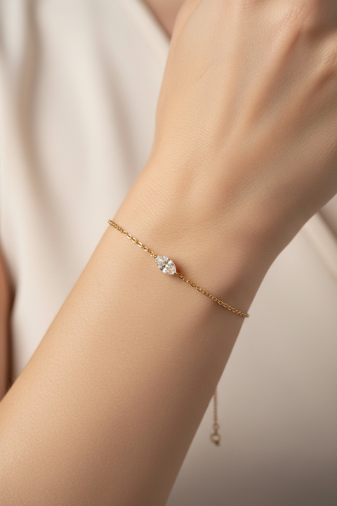 Moissanit Armband Amelie