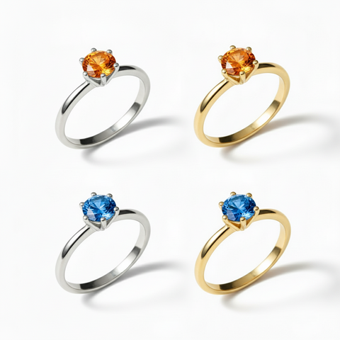 Moissanit Ring San Bélle Solara