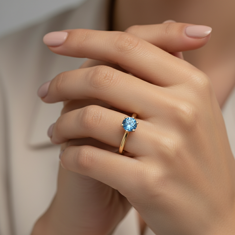 Moissanit Ring San Bélle Solara