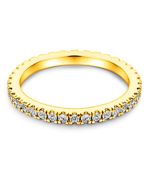 Moissanit Ring Paris - Gold