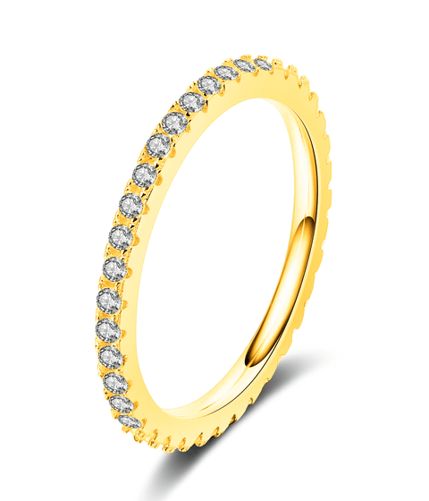 Moissanit Ring Paris - Gold