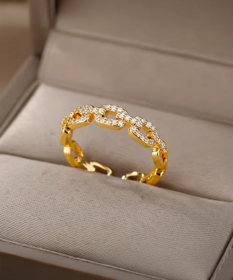 Anello Moissanite Oris - Oro