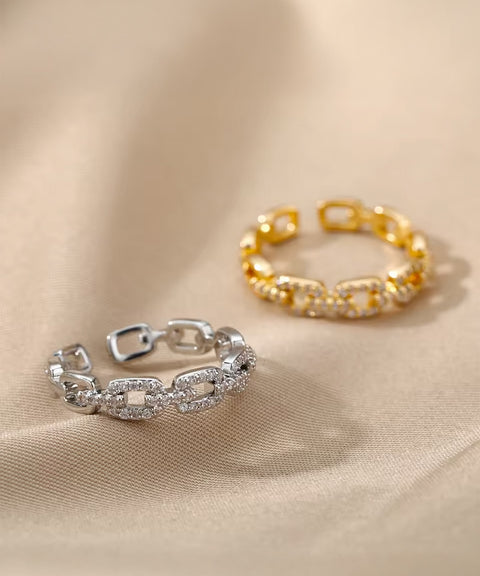 Anello Moissanite Oris - Oro