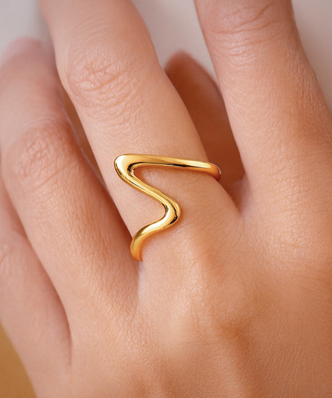 Anello Moissanite Oris - Oro