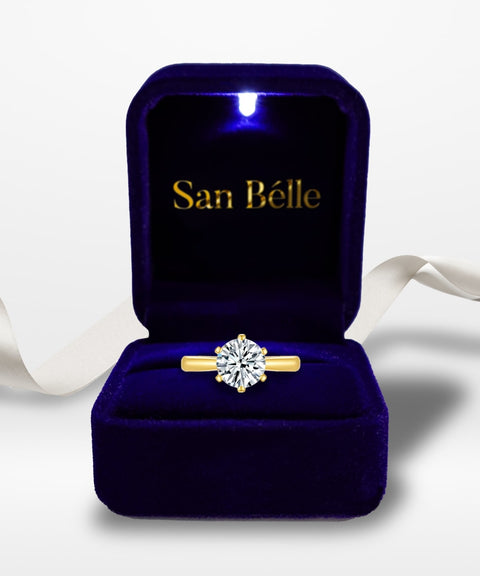 Moissanit Ring San Bélle - Gold