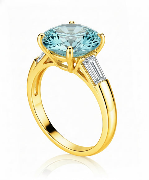 Moissanit Ring Nova - Gold