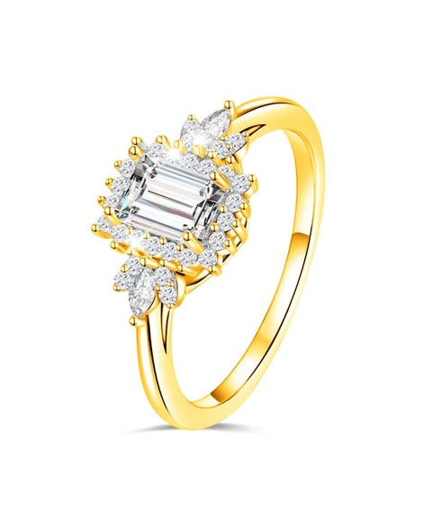 Moissanit Ring Belfort - Gold