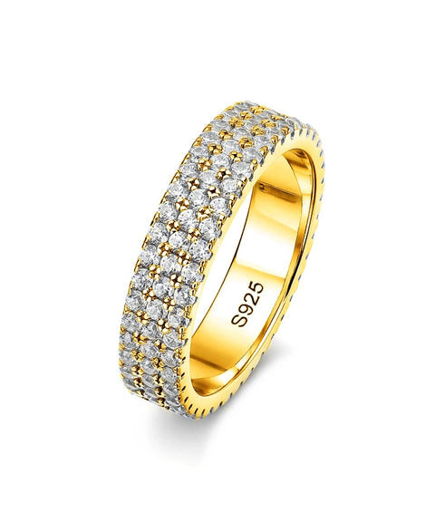 Moissanit Ring Cledo - Gold