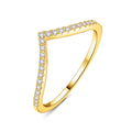 Moissanit Ring Lucia - Gold