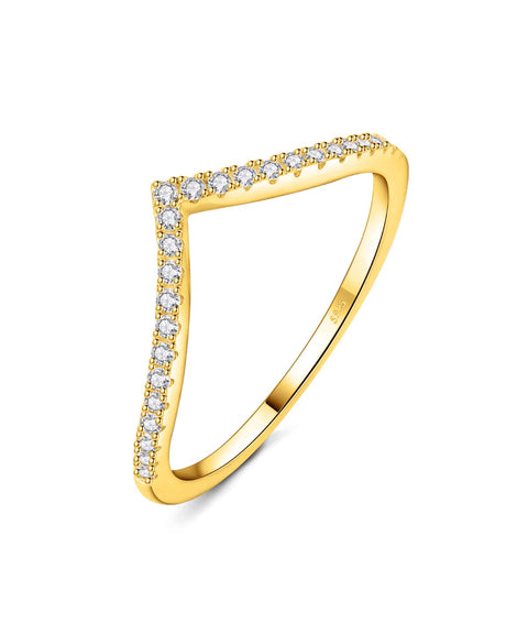 Moissanit Ring Lucia - Gold