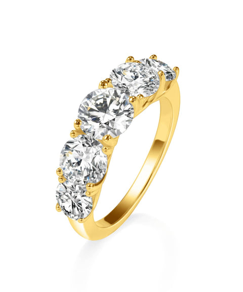 Moissanit Ring Dalia - Gold