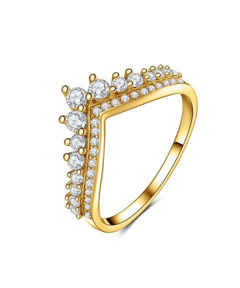 Moissanit Ring Mira - Gold