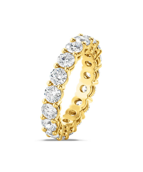 Moissanit Ring Eclipse - Gold